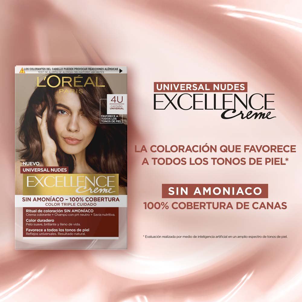 Coloracao Permanente Excellence Universal Nudes Louro Clarissimo Universal 10U 1